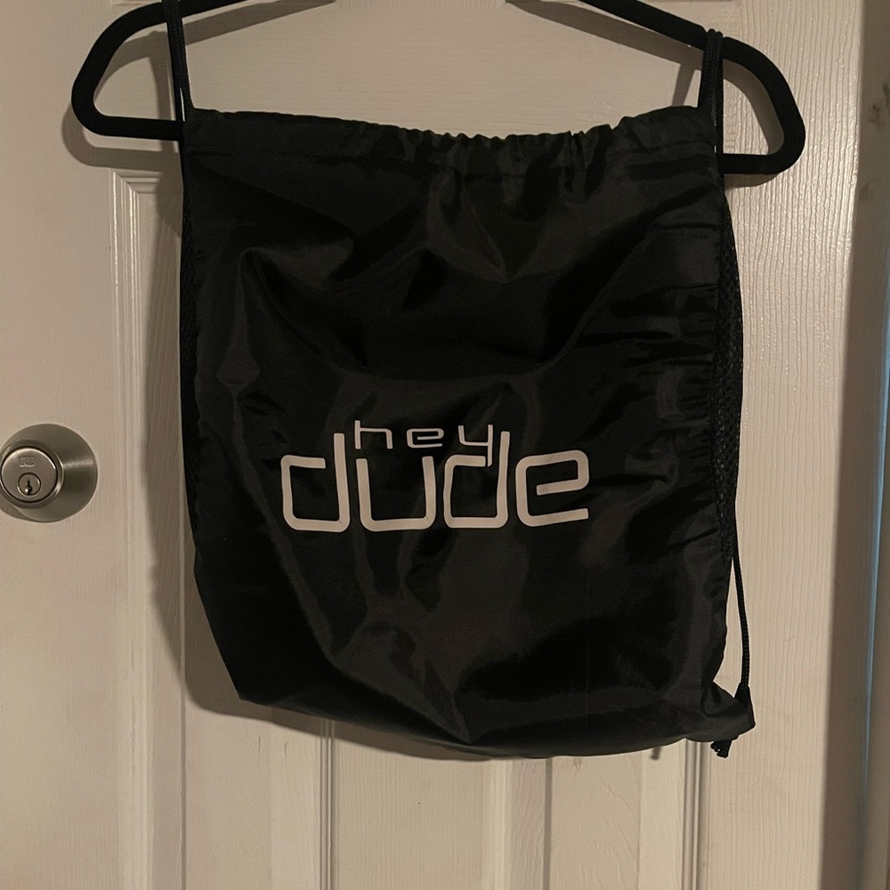 Hey Dude drawstring bag